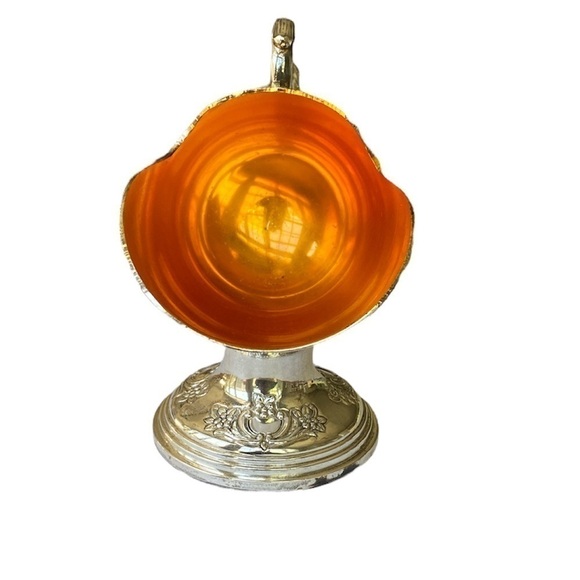 Vintage Raimond Sugar Scuttle with Scoop Silver plate with Zinc Alloy Lining - Picture 4 of 7